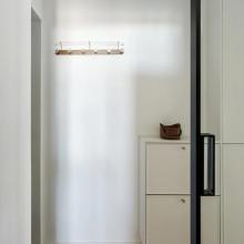 63㎡簡約三居，改動一面墻，拯救“長滿鞋”的極窄玄關(guān)！