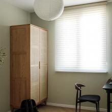 63㎡簡約三居，改動一面墻，拯救“長滿鞋”的極窄玄關(guān)！