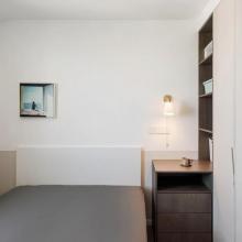 63㎡簡約三居，改動一面墻，拯救“長滿鞋”的極窄玄關(guān)！