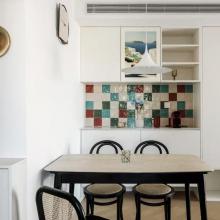 63㎡簡約三居，改動一面墻，拯救“長滿鞋”的極窄玄關(guān)！