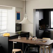 102㎡黑白極簡之家，融入侘寂風，慵懶、通透，還略帶酷感~