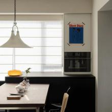 102㎡黑白極簡之家，融入侘寂風，慵懶、通透，還略帶酷感~