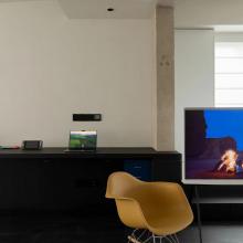 102㎡黑白極簡之家，融入侘寂風，慵懶、通透，還略帶酷感~