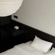 102㎡黑白極簡之家，融入侘寂風，慵懶、通透，還略帶酷感~