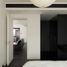 102㎡黑白極簡之家，融入侘寂風，慵懶、通透，還略帶酷感~