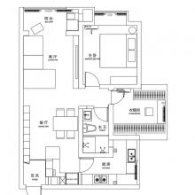70㎡日系風(fēng)混搭小屋，溫馨感爆棚，宅家時光愜意無比！