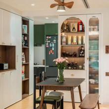 83㎡舊房改造，輕松“塞下”三室雙衛(wèi)，黑棕配色也美出了新高度！