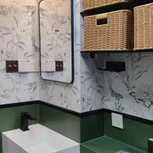 83㎡舊房改造，輕松“塞下”三室雙衛(wèi)，黑棕配色也美出了新高度！