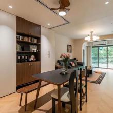 83㎡舊房改造，輕松“塞下”三室雙衛(wèi)，黑棕配色也美出了新高度！