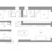 112㎡自在舒適雙人居，甜而不膩的法式奶油風(fēng)，優(yōu)雅復(fù)古有溫度~