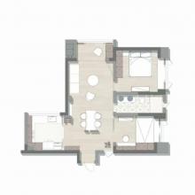 83㎡和諧、靜謐東方意境小兩居，享受無限松弛的居家體驗~