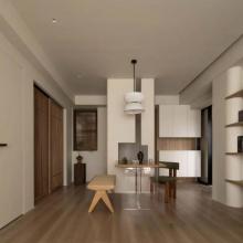 83㎡和諧、靜謐東方意境小兩居，享受無限松弛的居家體驗~