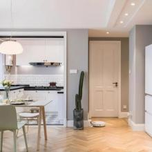 89㎡小三居，北歐風簡約精致，雙人書房很清新，真漂亮