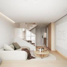 兩個(gè)90后女生的50㎡loft公寓，清新原木風(fēng)