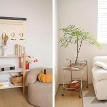 超美60㎡奶油風(fēng)小屋，去客廳化＋餐廚一體，讓小家好住翻倍！真棒