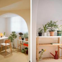 超美60㎡奶油風(fēng)小屋，去客廳化＋餐廚一體，讓小家好住翻倍！真棒