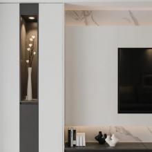 138㎡極簡(jiǎn)黑白灰：仿若隔山燈火，清簡(jiǎn)溫情的家居美學(xué)！