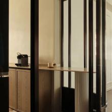 爆改119㎡精裝房，波浪吊頂，拱形雙開(kāi)門，住進(jìn)浪漫“咖啡屋”！