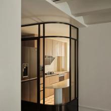 爆改119㎡精裝房，波浪吊頂，拱形雙開(kāi)門，住進(jìn)浪漫“咖啡屋”！