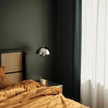 爆改119㎡精裝房，波浪吊頂，拱形雙開(kāi)門，住進(jìn)浪漫“咖啡屋”！