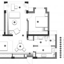 89㎡素雅的圍合式布局，讓生活在這里慢下來！