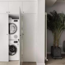 70平的簡約風小戶型，把兩房變一房，多出個衣帽間