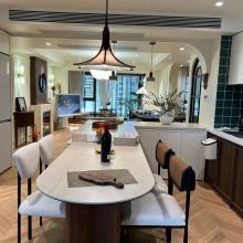 藏不住啦！128㎡輕法式復古風，每一平都美出圈。