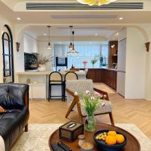 藏不住啦！128㎡輕法式復古風，每一平都美出圈。