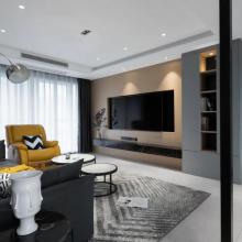 126㎡現(xiàn)代簡約，低調(diào)的灰色布置出溫馨自然的舒適感