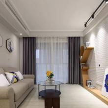 95平北歐風剛需小三房，文化磚電視背景墻百看不膩