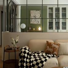 137㎡改造，復(fù)古色系的碰撞，如踏入莫奈的花園~