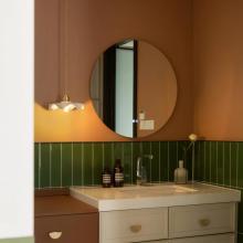 137㎡改造，復(fù)古色系的碰撞，如踏入莫奈的花園~