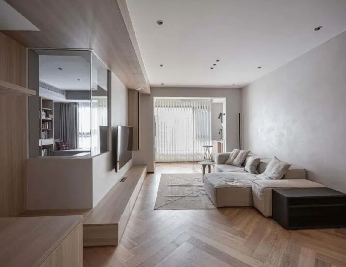 91㎡，面積不大，但是裝修卻很高級