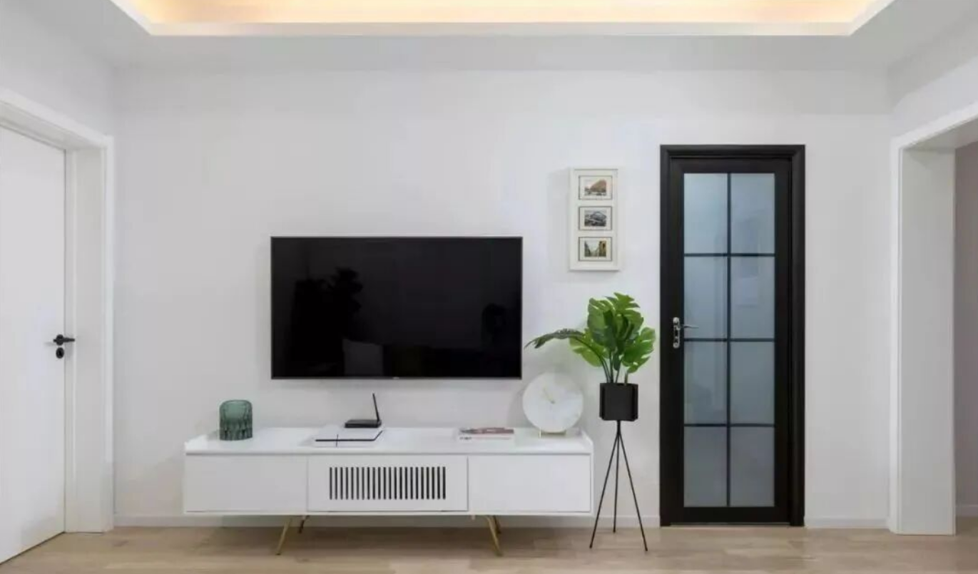 76㎡簡約風二居：餐廚整合 + 灰白調