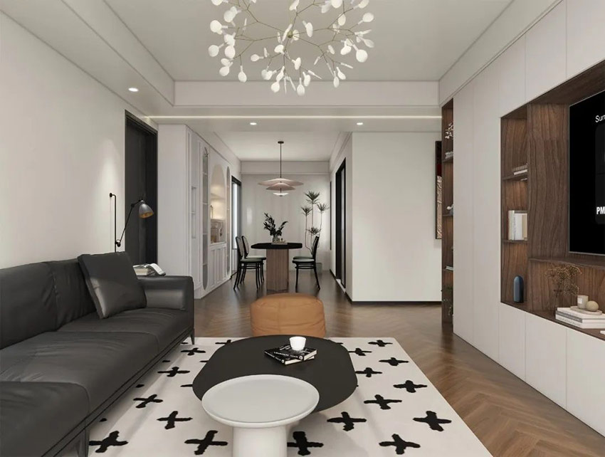 115㎡混搭風，從圖紙到實景，夢想家完美呈現(xiàn)，開啟一家三口幸福新生活！