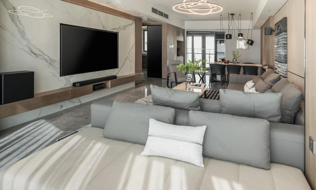 155㎡簡(jiǎn)約風(fēng)新房，材質(zhì)和顏色搭配，簡(jiǎn)單高級(jí)，做到了每一處都喜歡