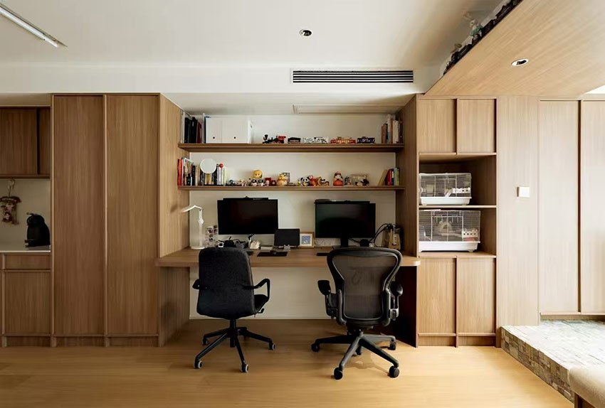 87㎡奶白+原木風(fēng)，復(fù)古松弛、自然清新的溫暖小家！